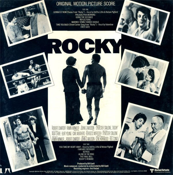 Bill Conti : Rocky - Original Motion Picture Score (LP, Album, All)