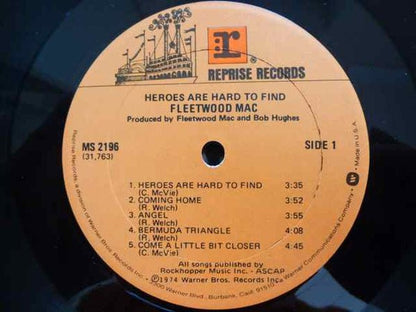 Fleetwood Mac : Heroes Are Hard To Find (LP, Album, RP, Gol)