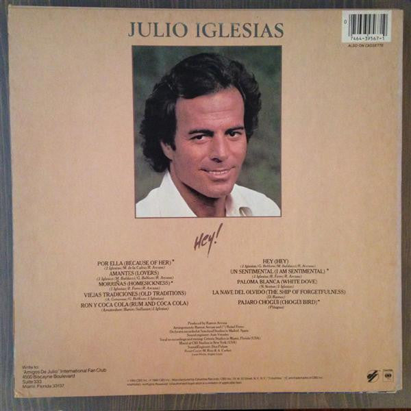 Julio Iglesias : Hey! (LP, Album)