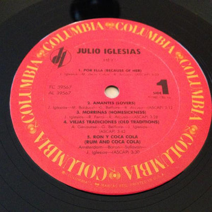 Julio Iglesias : Hey! (LP, Album)