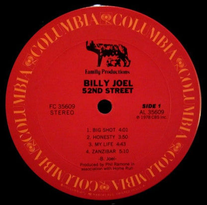Billy Joel : 52nd Street (LP, Album, Pit)
