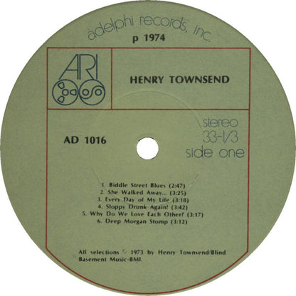 Henry Townsend And Backwards Sam Firk : Henry T. Music Man (LP, Album)