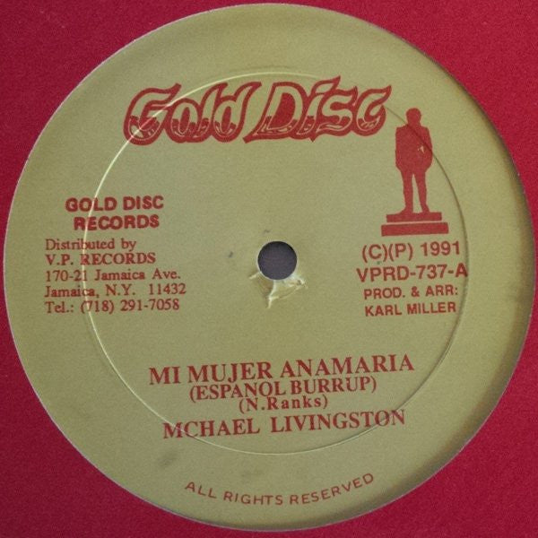 Mchael Livingston* : Mi Mujer Anamaria (12", Single)