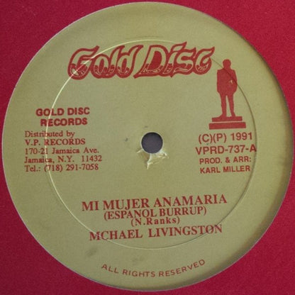 Mchael Livingston* : Mi Mujer Anamaria (12", Single)
