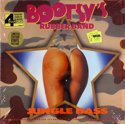 Bootsy's Rubber Band : Jungle Bass (12", Ltd, Yel)