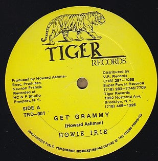 Howie Irie / Boogie Man (9) : Get Grammy / High School Kids (12")