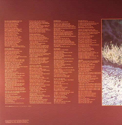 Stevie Wonder : Talking Book (LP, Album, RE)