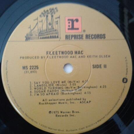 Fleetwood Mac : Fleetwood Mac (LP, Album, Jac)