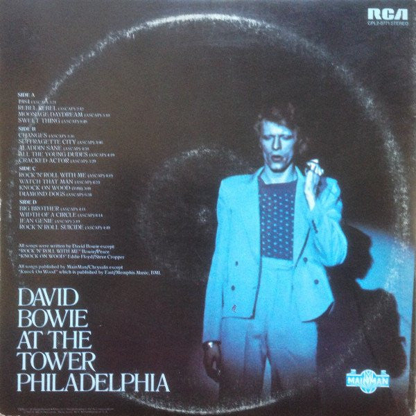 David Bowie : David Live (2xLP, Album, RP, Bla)