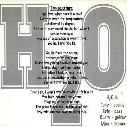 H2O (7) : Seveninch (7")