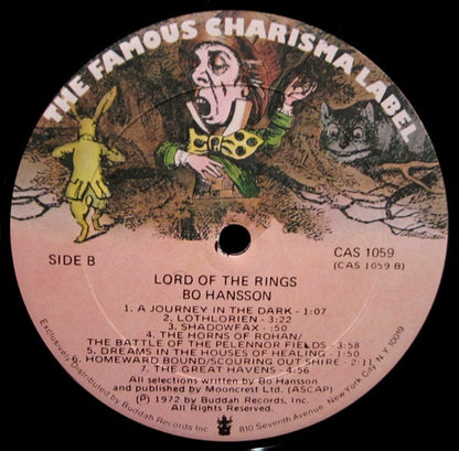 Bo Hansson : Music Inspired By Lord Of The Rings (LP, Album, Son)