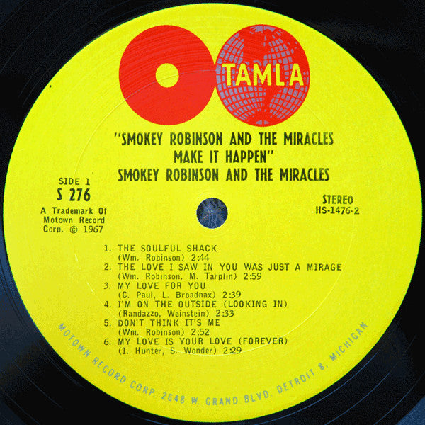 Smokey Robinson & The Miracles* : Make It Happen (LP, Album)