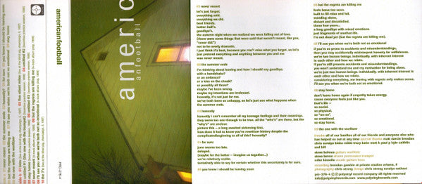 American Football : American Football (Cass, Album, Dlx, RE, Whi)