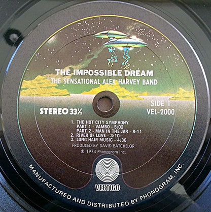 The Sensational Alex Harvey Band : The Impossible Dream (LP, Album)