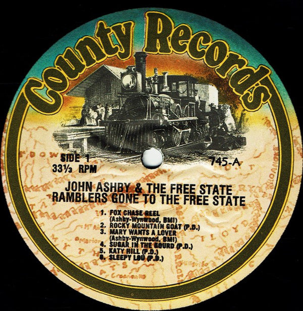 John Ashby (3) & The Free State Ramblers : Down On Ashby's Farm (LP, Album)