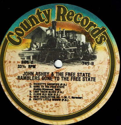 John Ashby (3) & The Free State Ramblers : Down On Ashby's Farm (LP, Album)