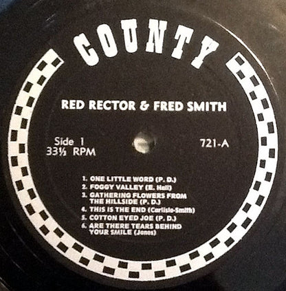 Red Rector And Fred Smith (9) : Songs From The Heart Of The Country (LP, Album)