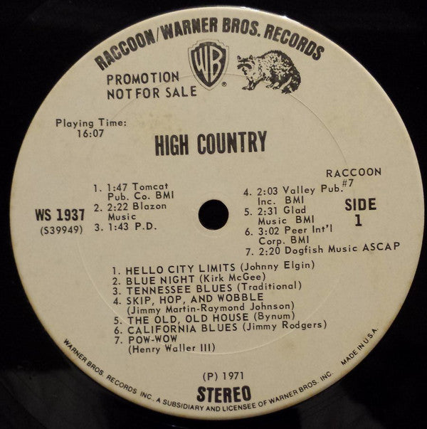 High Country : High Country (LP, Album, Promo)