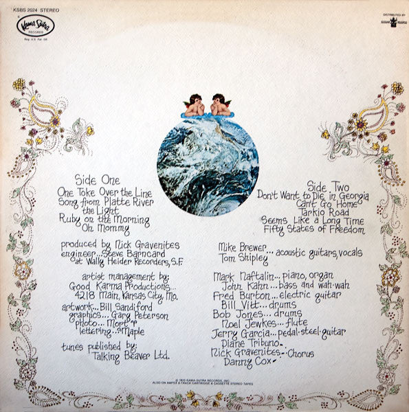 Brewer And Shipley : Tarkio (LP, Album, Mon)