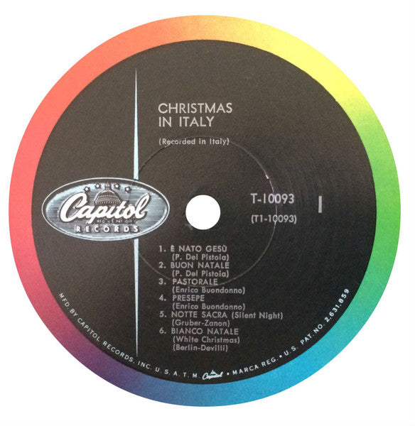 Various : Christmas In Italy (LP, Mono)