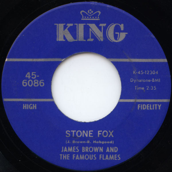 James Brown And The Famous Flames* : Kansas City / Stone Fox (7", Single)