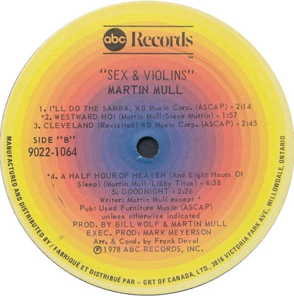 Martin Mull : Sex & Violins (LP, Album)
