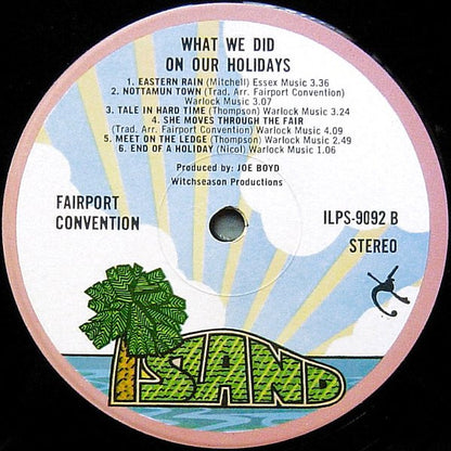 Fairport Convention : What We Did On Our Holidays (LP, Album, RE, Pin)