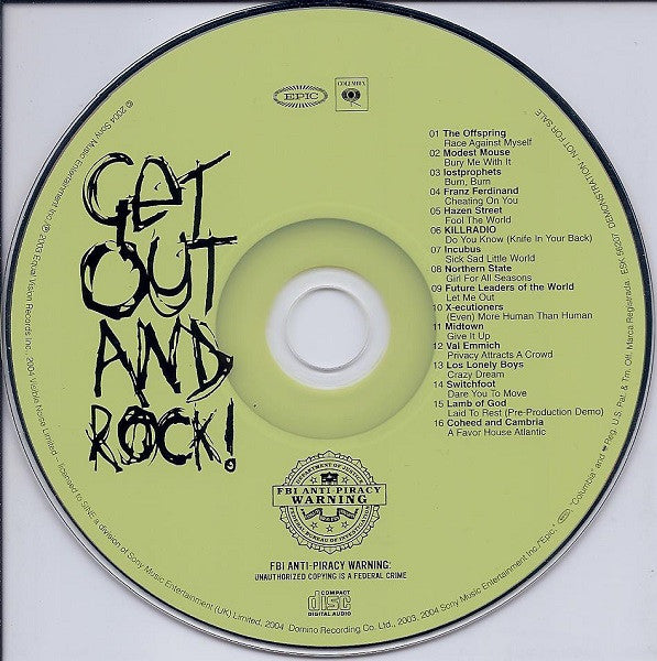 Various : Get Out And Rock! (CD, Comp, Promo)