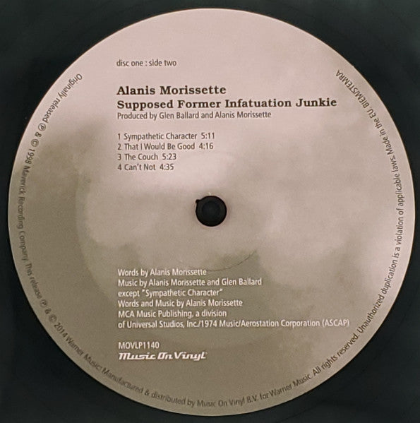 Alanis Morissette : Supposed Former Infatuation Junkie (2xLP, Album, RE, Gat)