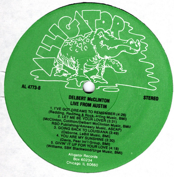 Delbert McClinton : Live From Austin (LP, Album)