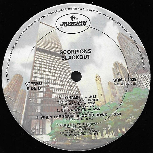 Scorpions : Blackout (LP, Album, 53 )