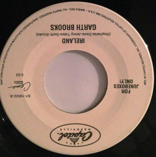 Garth Brooks : Beaches Of Cheyenne / Ireland (7", Jukebox, Spe)