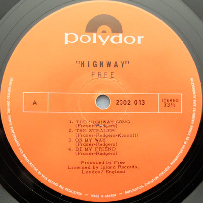 Free : Highway (LP, Album)