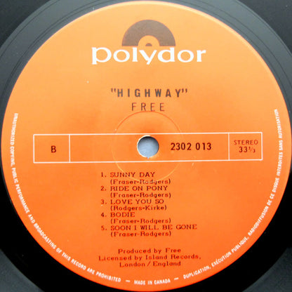 Free : Highway (LP, Album)