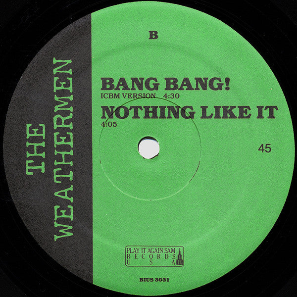 The Weathermen : Bang Bang! (12")