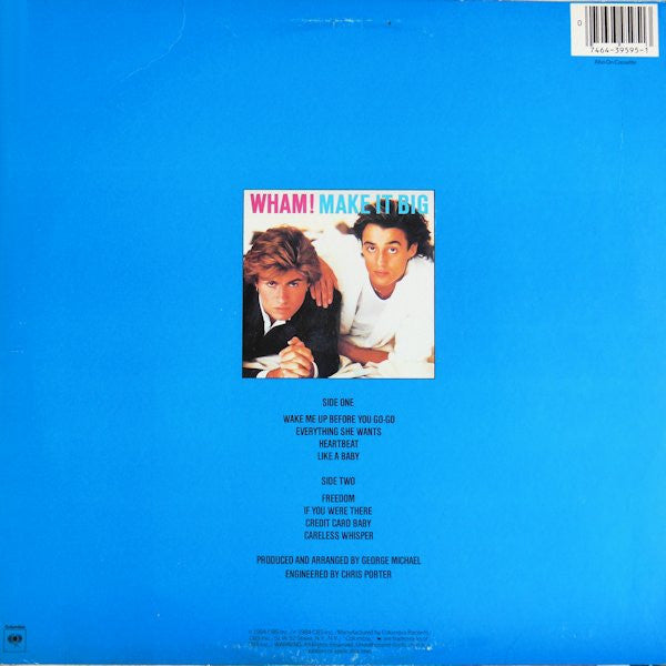 Wham! : Make It Big (LP, Album, Car)
