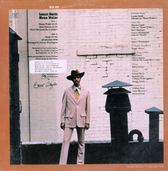 Lonnie Smith : Mama Wailer (LP, Album, RE)