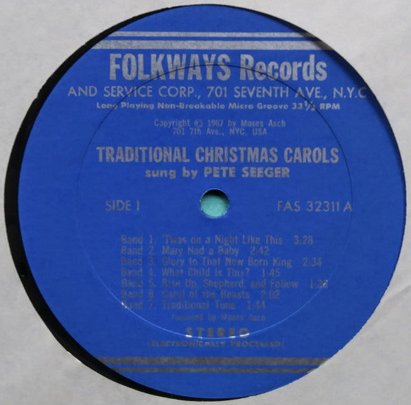 Pete Seeger : Traditional Christmas Carols (LP, Album)