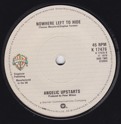 Angelic Upstarts : Never 'Ad Nothin' (7", Single)