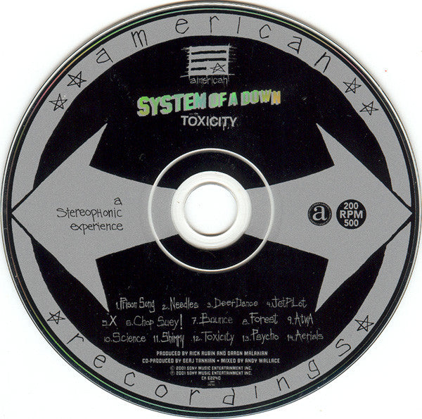 System Of A Down : Toxicity (CD, Album)