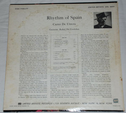 Curro de Utrera : Rhythm Of Spain (LP, Album, Mono)