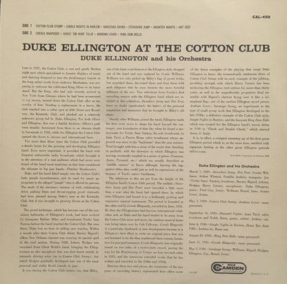 Duke Ellington And His Orchestra : At The Cotton Club (LP, Comp, Mono)