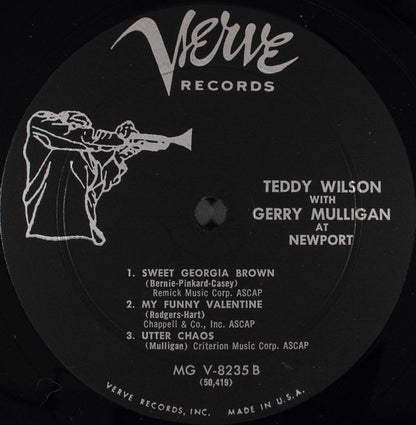 The Teddy Wilson Trio* & Gerry Mulligan Quartet With Bob Brookmeyer : At Newport (LP, Album, Mono)