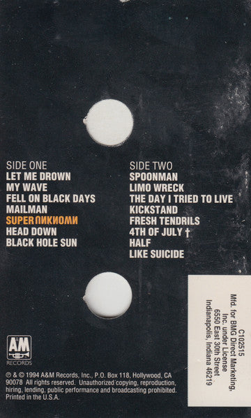 Soundgarden : Superunknown (Cass, Album, Club, Dol)