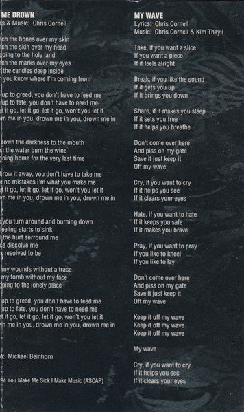 Soundgarden : Superunknown (Cass, Album, Club, Dol)