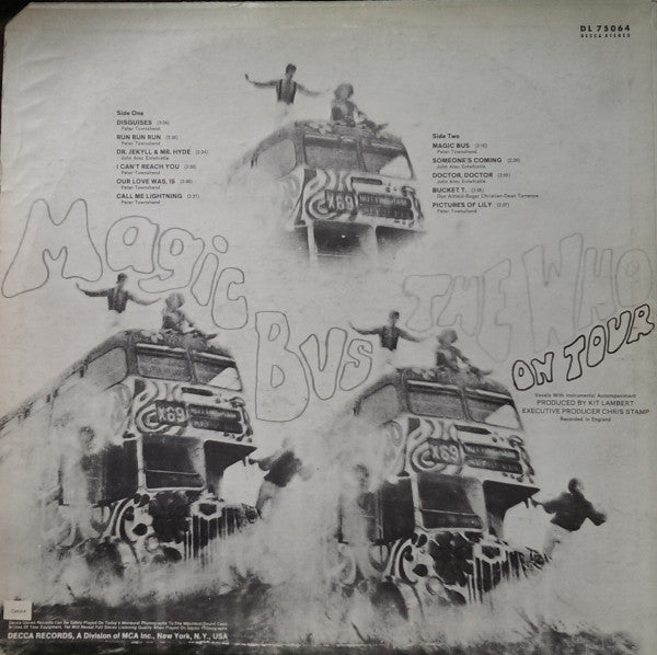 The Who : Magic Bus (LP, Album, Comp, RE, RP, Glo)