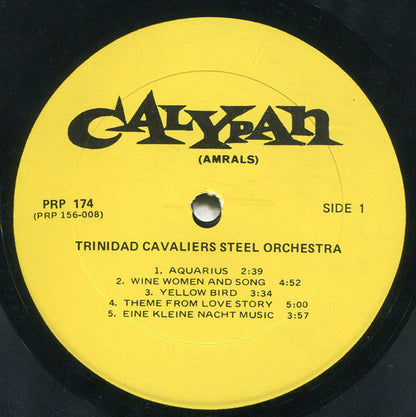 Trinidad Cavaliers Steel Orchestra* : Amral's Trinidad Cavaliers (LP, Album)