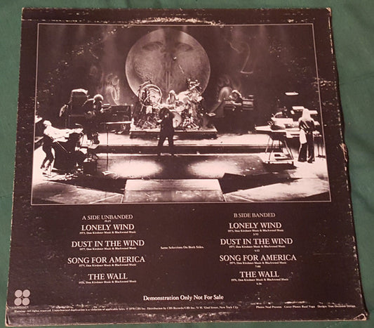 Kansas (2) : Two For The Show (Special Limited Edition) (LP, Ltd, Promo, Smplr)