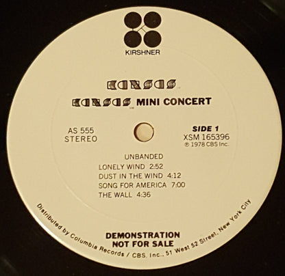 Kansas (2) : Two For The Show (Special Limited Edition) (LP, Ltd, Promo, Smplr)