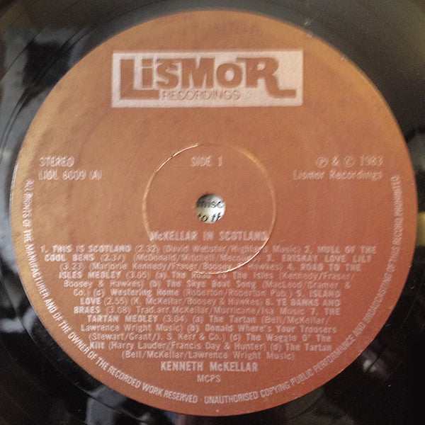 Kenneth McKellar : McKellar In Scotland (LP)